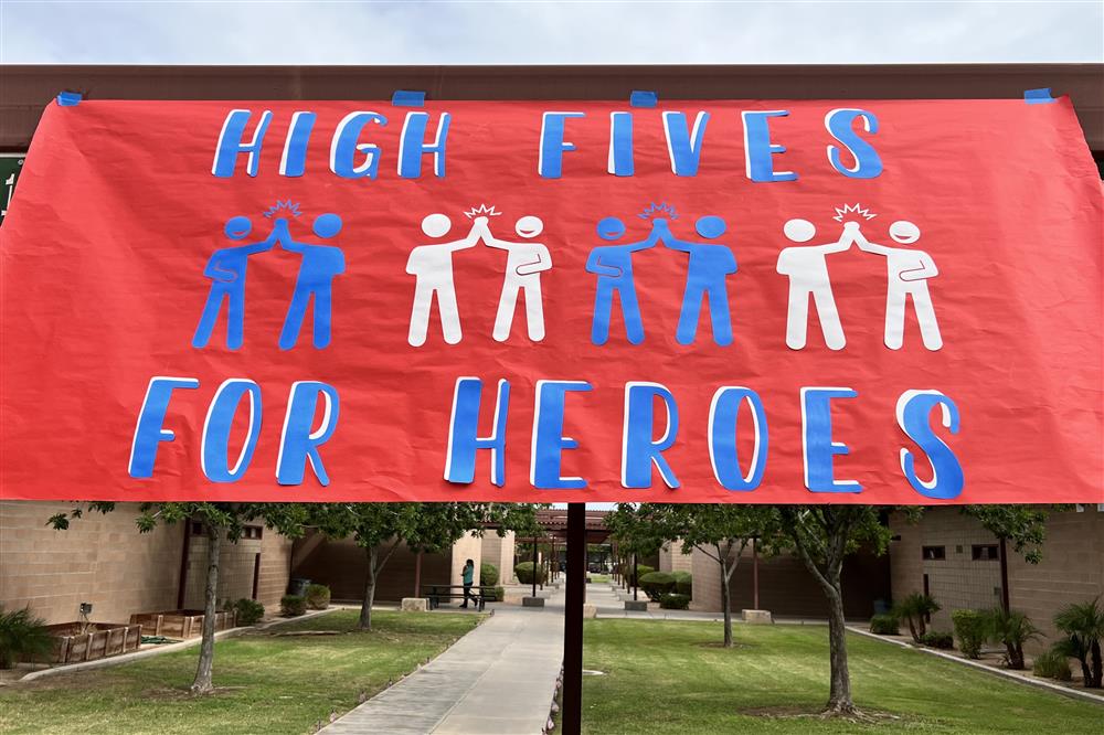 High Fives for Heroes - September, 2022